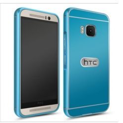 HTC One M9 etui aluminium bumper case niebieski. PROMOCJA !!!