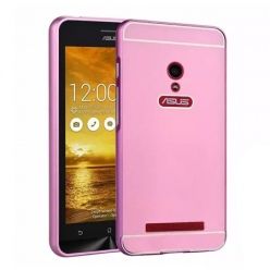Zenfone 5 etui aluminium bumper case - Różowy