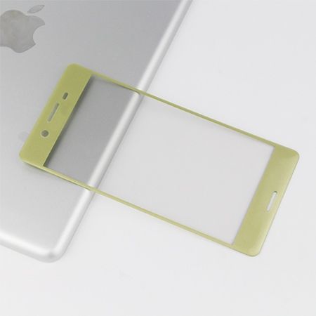 Xperia XA - hartowane szkło 3D na cały ekran - Złoty.
