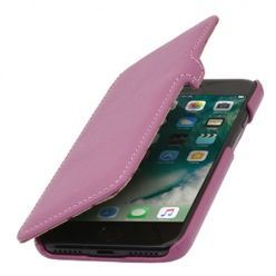 Etui na iPhone 7 Plus Stilgut BOOK skórzane z klapką - różowy