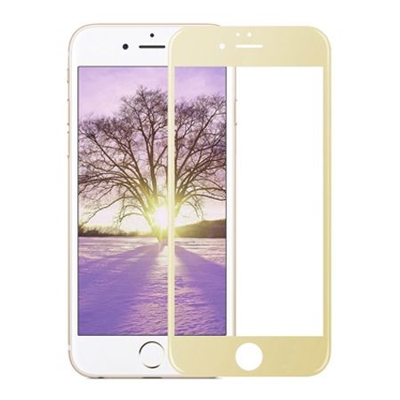 Hartowane szkło na cały ekran 3d iPhone 6 Plus / 6s Plus - złoty.