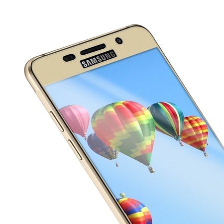 Hartowane szkło na cały ekran 3d Galaxy A5 2016 - złoty.
