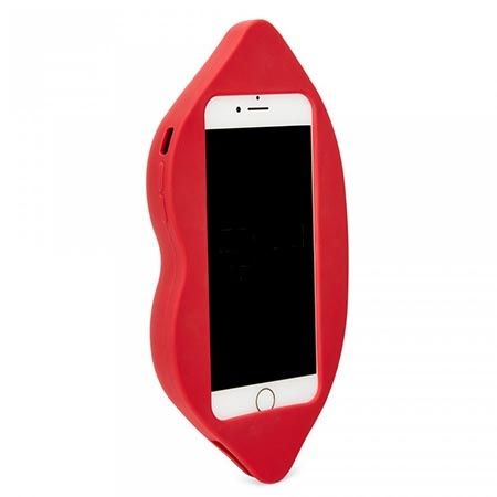 Etui na iPhone 6 Plus czerwone usta RedLips.