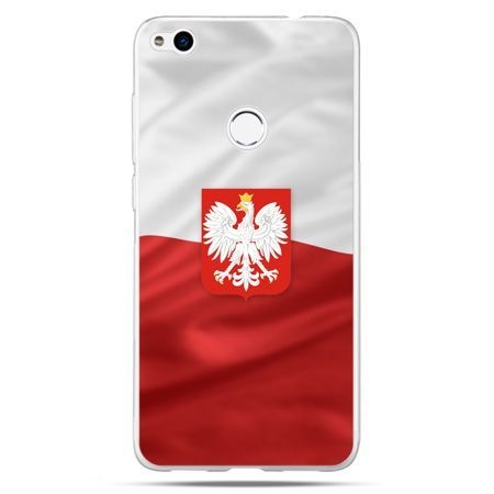 Etui na Huawei P9 Lite 2017 - flaga Polski z godłem
