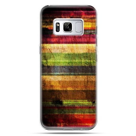 Etui na telefon Samsung Galaxy S8 - kolorowe deski