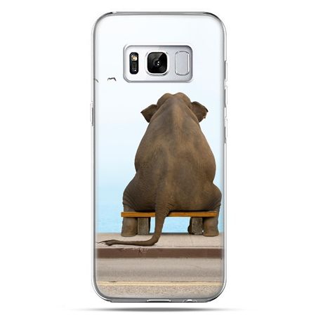 Etui na telefon Samsung Galaxy S8 - zamyślony słoń