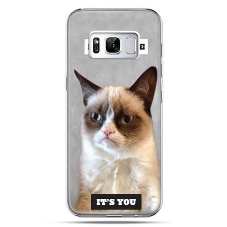 Etui na telefon Samsung Galaxy S8 - grumpy kot zrzęda