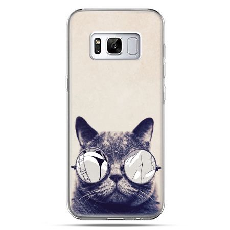 Etui na telefon Samsung Galaxy S8 - kot w okularach