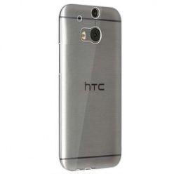 Etui na HTC One M8 silikonowe crystal case - bezbarwne.