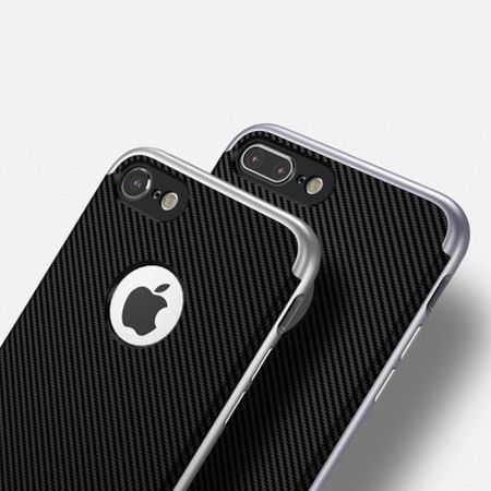 Etui na iPhone 7 Plus bumper Neo CARBON - czarny.