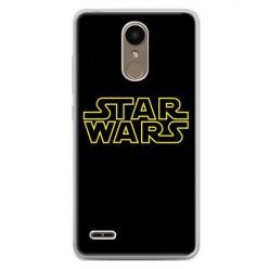 Etui na telefon LG K10 2017 - Star Wars złoty napis