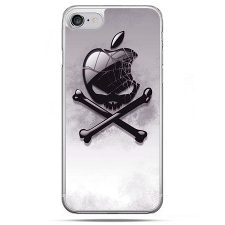 Etui na telefon iPhone 8 - logo Apple czacha
