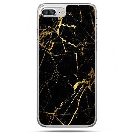 Etui na telefon iPhone 8 Plus - złoty marmur