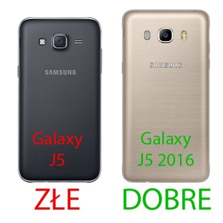 Galaxy J5 2016r przezroczyste silikonowe etui platynowane SLIM - Różowy.