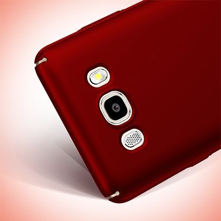 Etui na telefon Samsung Galaxy J5 2016 Slim MattE - czerwony.