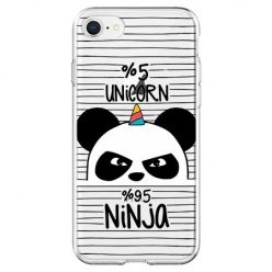 Etui na telefon - ninja Unicorn - Jednorożec.