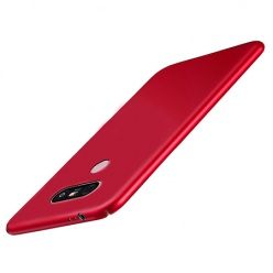 Etui na telefon LG G6 - Slim MattE - Czerwony.