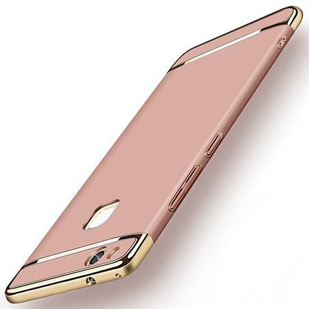 Etui na telefon Huawei P10 Lite - Slim MattE Platynowane - Różowy.