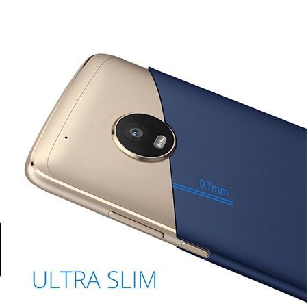 Etui na telefon Motorola Moto G5s - Slim MattE - Granatowy.
