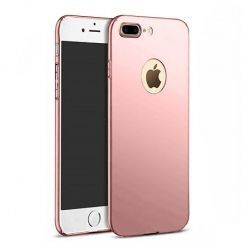 Etui na telefon iPhone 7 Plus  - Slim MattE - Różowy.