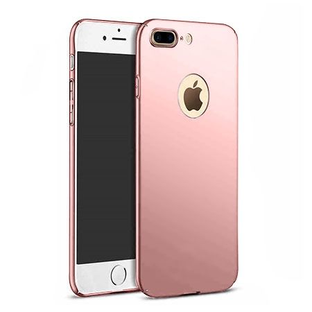 Etui na telefon iPhone 7 Plus  - Slim MattE - Różowy.