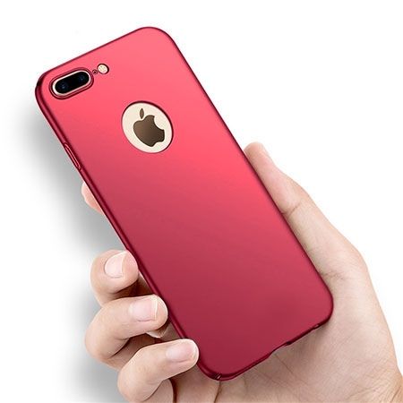 Etui na telefon iPhone 8 Plus - Slim MattE - Czerwony.