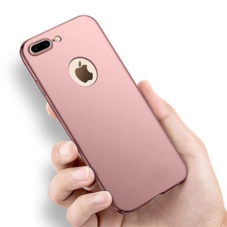 Etui na telefon iPhone 8 Plus  - Slim MattE - Różowy.