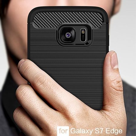 Etui na Galaxy S7 Edge - bumper Neo CARBON - Czarny.