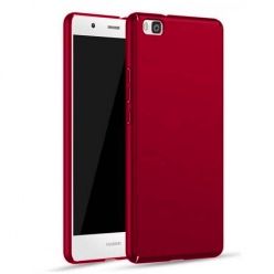 Etui na telefon Huawei P8 - Slim MattE - Czerwony.