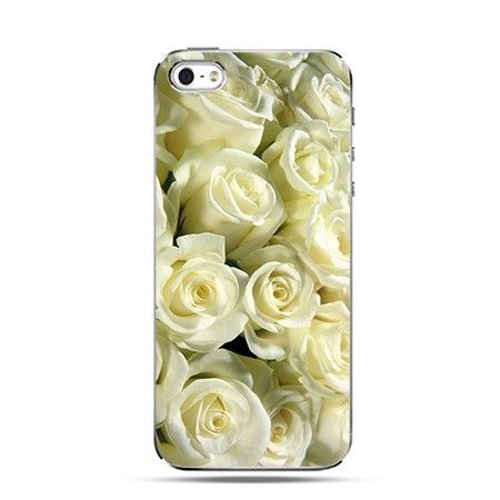 Etui na telefon białe róże.