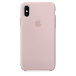 Oryginalne etui Apple na iPhone X Silicone Case - Różowy
