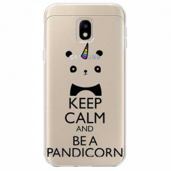 Etui na Samsung Galaxy J3 2017 - Keep Calm… Pandicorn.