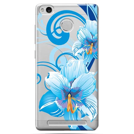 Etui na Xiaomi Redmi 3 Pro - Niebieski kwiat północy.