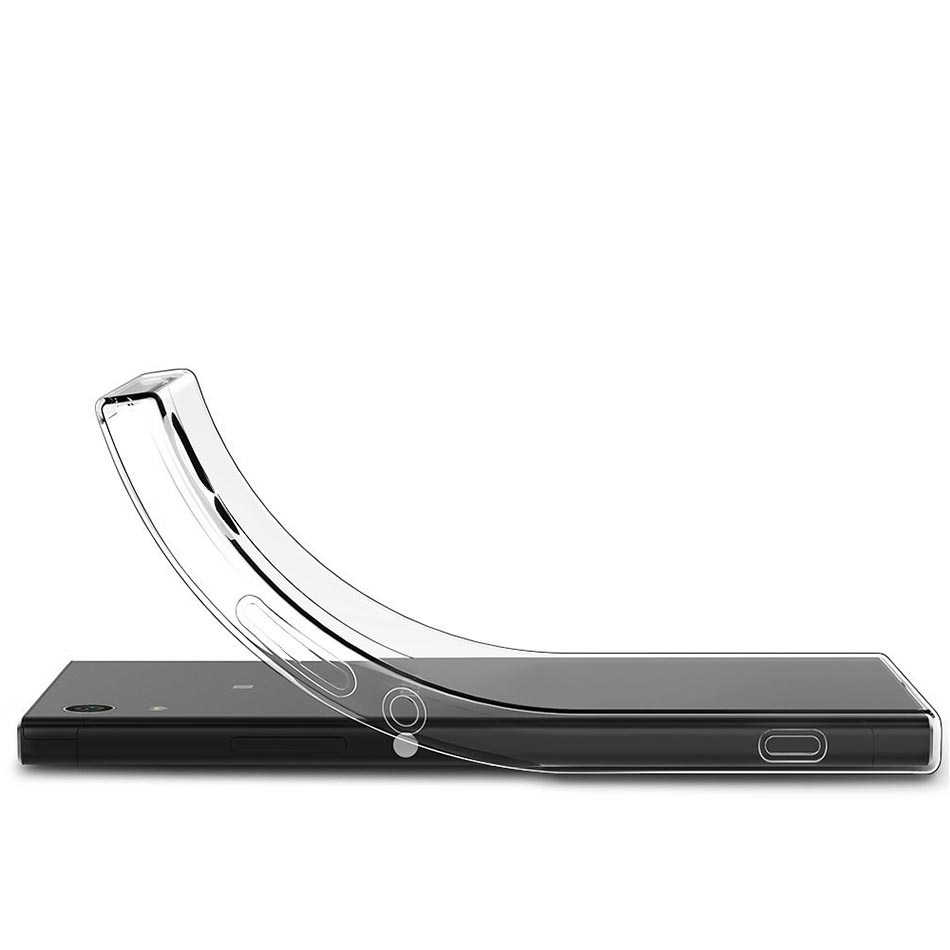 Etui na Sony Xperia XA1 - Tęczowy jednorożec na chmurce.