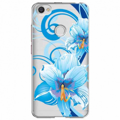 Etui na Xiaomi Note 5A Prime - Niebieski kwiat północy