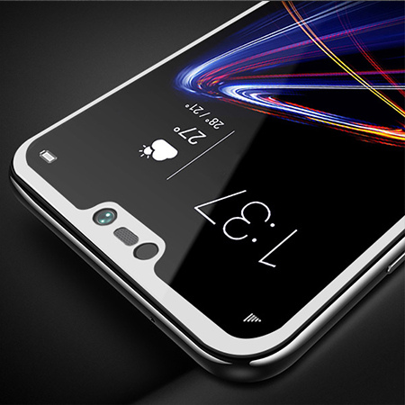 Huawei P20 Lite hartowane szkło 5D Full Glue - Biały