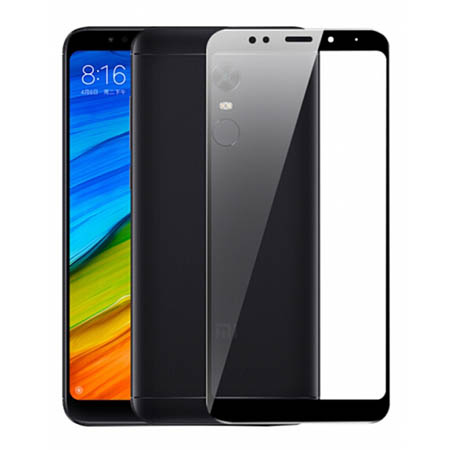 Xiaomi Redmi 5 Plus hartowane szkło 5D Full Glue - Czarny.