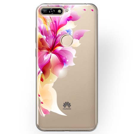 Etui na Huawei Y7 Prime 2018 - Bajeczny kwiat.