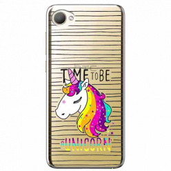 Etui na HTC Desire 12 - Time to be unicorn - Jednorożec.