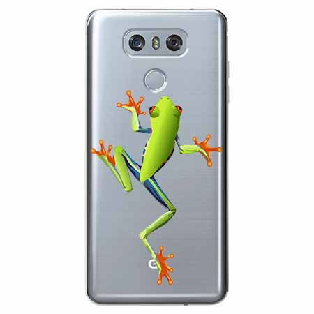 Etui na LG G6 - Zielona żabka.