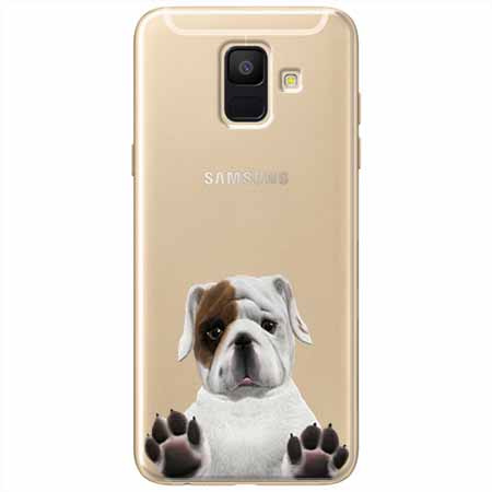 Etui na Samsung Galaxy A6 2018 - Słodki szczeniaczek.