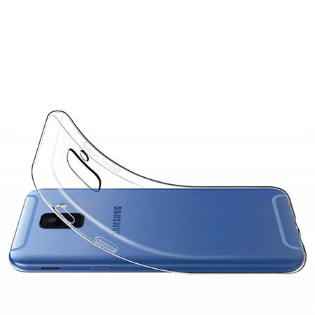 Etui na Samsung Galaxy A6 2018 - Tęczowe piórka.