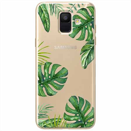 Etui na Samsung Galaxy A6 2018 - Egzotyczna roślina Monstera