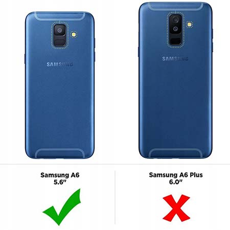 Etui na Samsung Galaxy A6 2018 - Gustowna kokardka.