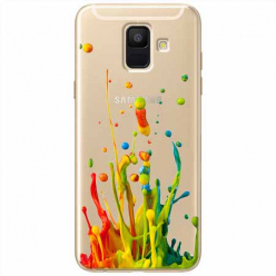 Etui na Samsung Galaxy A6 2018 - Kolorowy splash.
