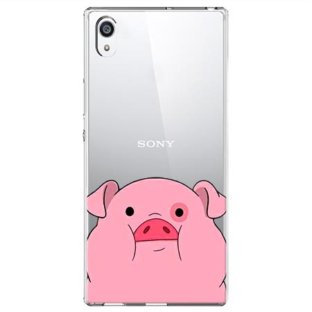 Etui na Sony Xperia XA1 Ultra - Słodka różowa świnka.
