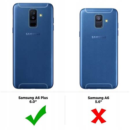 Etui na Samsung Galaxy A6 Plus 2018 - Tęczowe jednorożce.