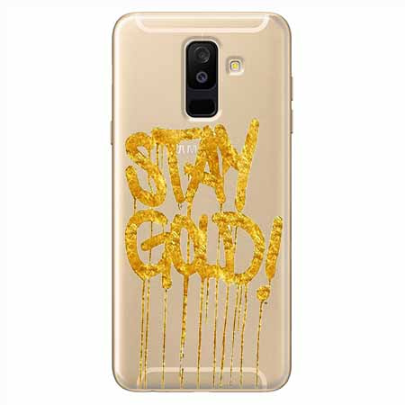 Etui na Samsung Galaxy A6 Plus 2018 - Stay Gold.