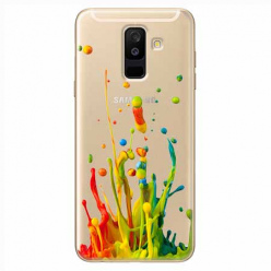 Etui na Samsung Galaxy A6 Plus 2018 - Kolorowy splash.