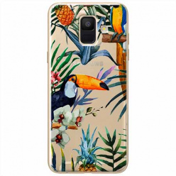 Etui na Samsung Galaxy A8 2018 - Egzotyczne tukany.